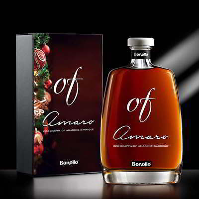 Bonollo Amaro Of con Grappa di Amarone in astuccio