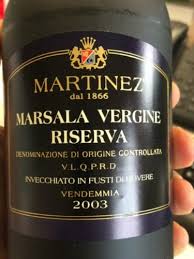 Martinez Marsala Vergine Riserva 2003