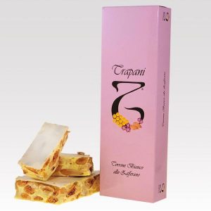Trapani Torrone artigianale alle Mandorle e Zafferano da 100 gr