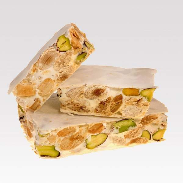 Trapani Torrone artigianale con Mandorle e Pistacchi da 100 gr - immagine 2