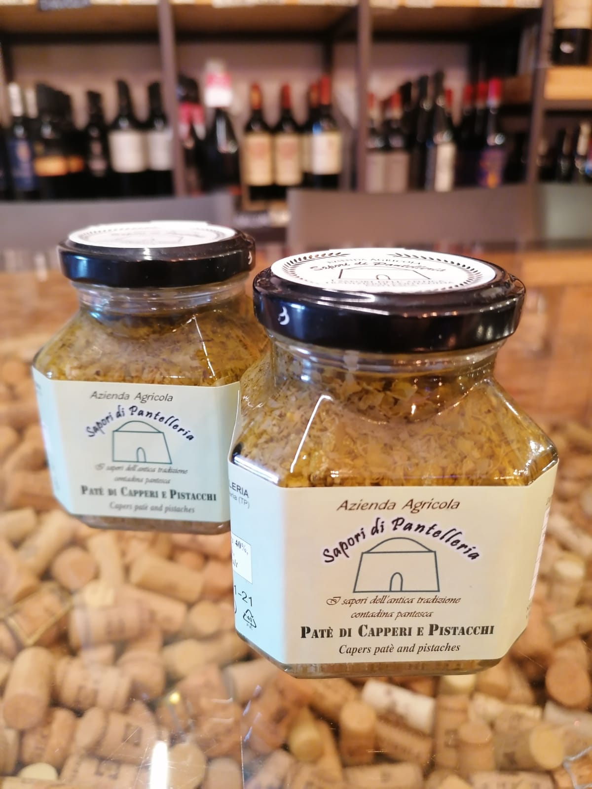 patè capperi e pistacchio i sapori di pantelleria