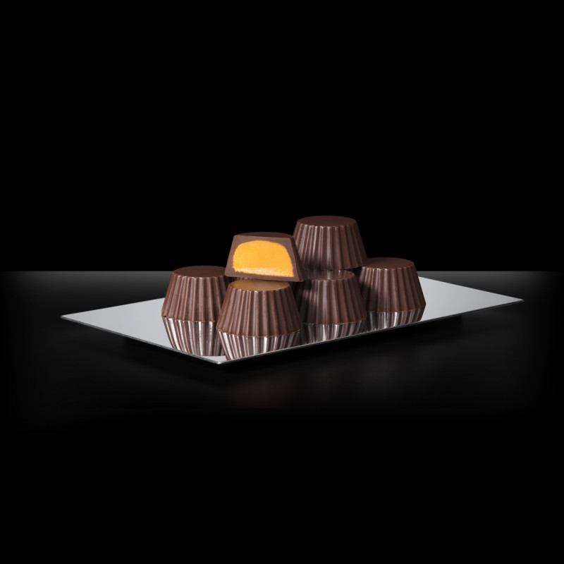 Bonollo Cioccolatini con mousse all'arancia "Carezze OF Dorange" Scatola regalo da 216 gr - immagine 2