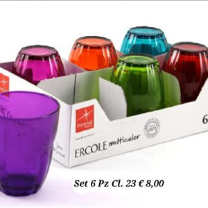 Bormioli Set 6 Bicchieri Acqua