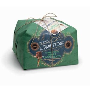 Giovanni Cova Panettone pere e cioccolato incartato Antica Offelleria da 1 Kg