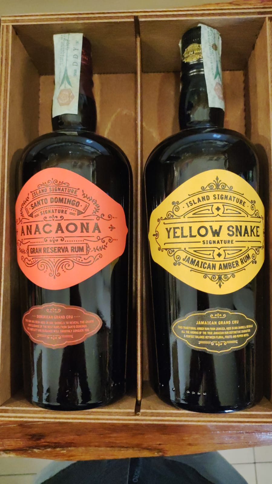 rum anacaona confezione regalo scatola legno