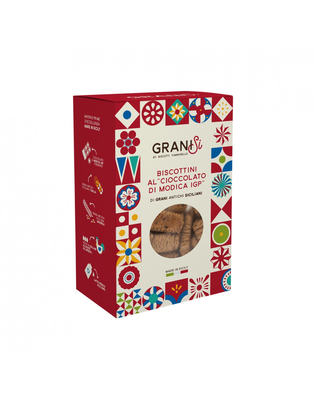 biscotti tumminello al cioccolato di modica