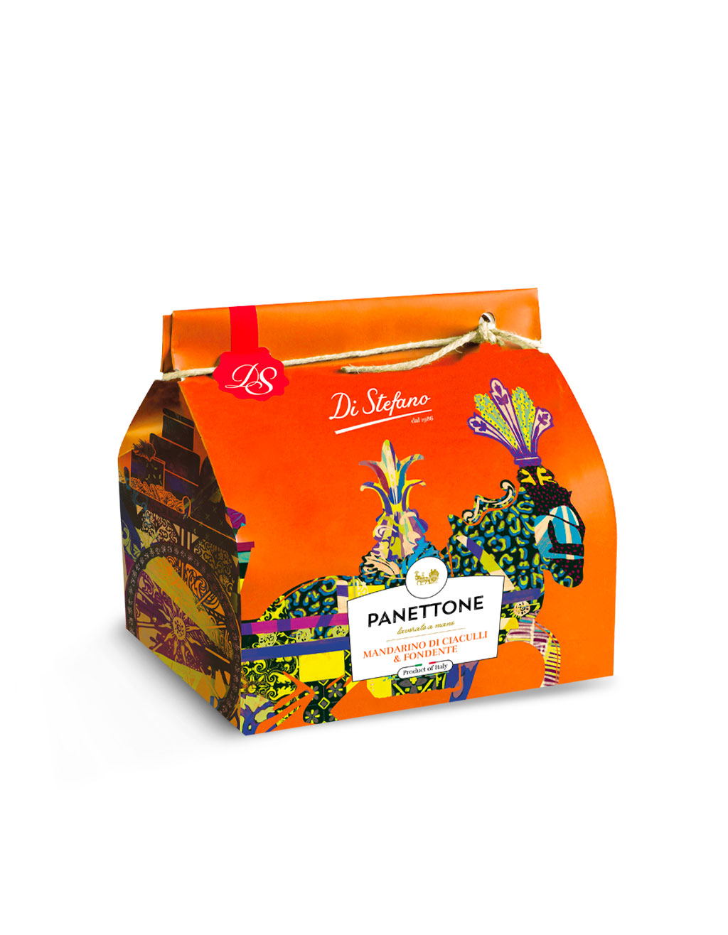 panettone di stefano mandarino tardivo di ciacculli e cioccolato fondente bag