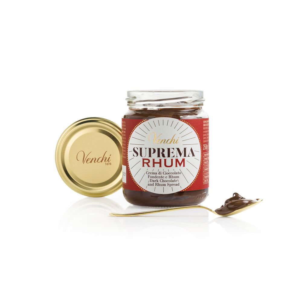 Venchi Crema spalmabile "Suprema" al Rhum - barattolo da 250 gr