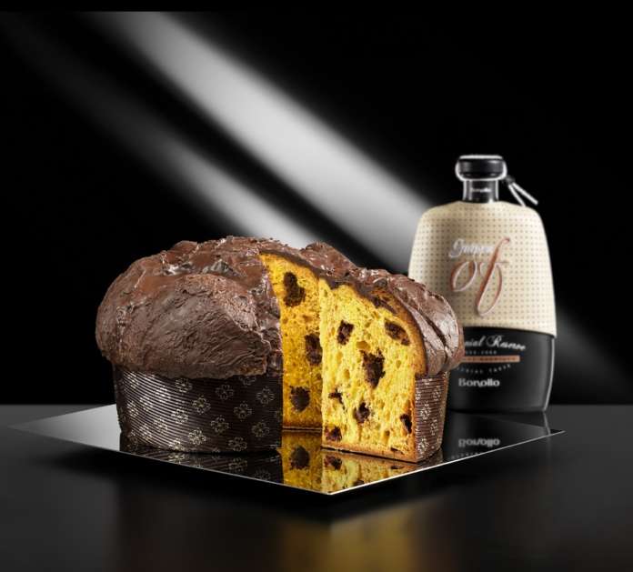Bonollo Panettone al Cioccolato con Grappa di Amarone Barrique OF "Anniversary 1908" da 1 Kg - immagine 2